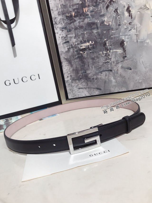 Gucci經典皮帶 古奇方扣牛皮腰帶  jjp2043
